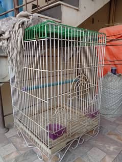 African grey parrot cage
