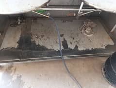 steel biryani counter