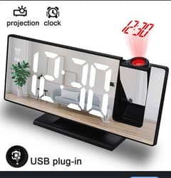 Led Digital Projection Alarm Clock