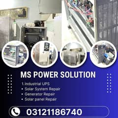 Ups , Generator Repair Service, Complete solar system , inverter Repai