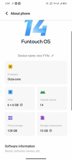 vivo y19s