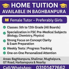 HOME & ONLINE TUTION