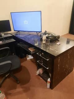 Office Exective Black  Table