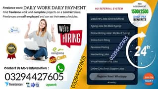 Part Time Full Time Job / Typing job/Data Entry Job /Assignment Job