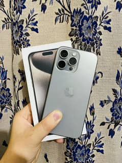 Iphone 15 pro max natural titanium 256gb
