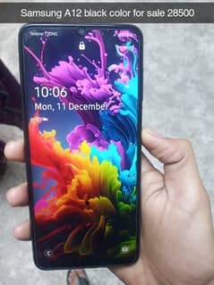 Samsung A12 Black color