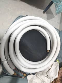 new ac pipe dawlance 1.5 ton ac pipe  12 ft with new powe cable