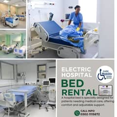 Electric Bed ON Rent Hospital Bed for Rent Medical Bed on rent