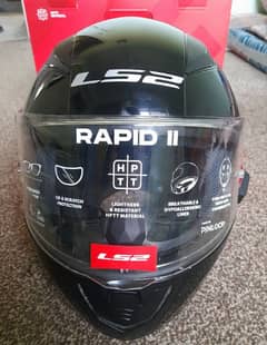 LS2 Helmet FF353 Rapid Gloss Black (Small)