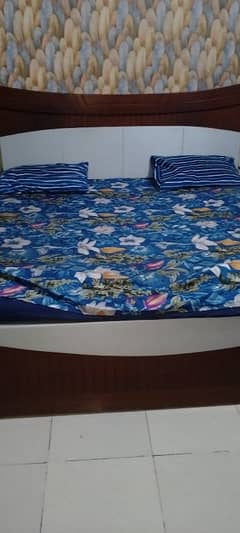 duble bed With 2 said Tabe Orignal Akhrot Patex