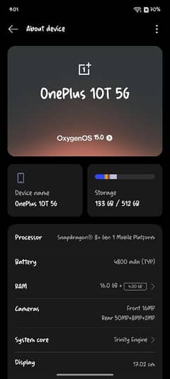 Oneplus 10t 5G