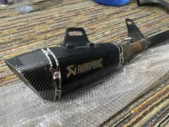 Sport akrapovic silencer used all good original