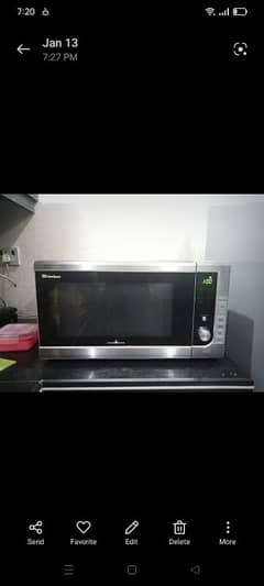full size microwave available with grill
