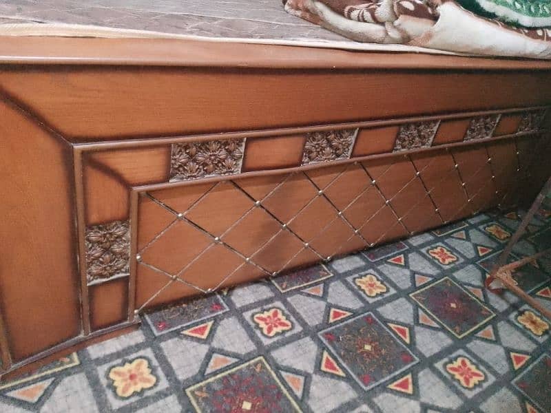 Double Bed with two side tables and Dressing table 2