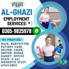 house maid babysitter cook available
