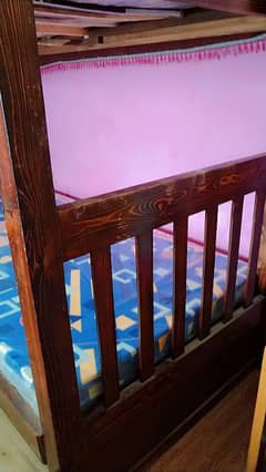 Bunk Bed (3 Bed. Top bottom) And Sliding