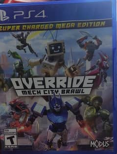 Override mech city brawl game CD PS4