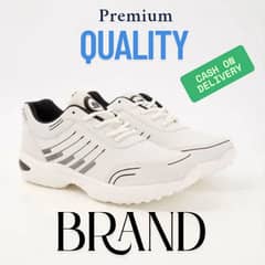 Premium White Sports Sneakers | Lightweight | Cash on Delivery