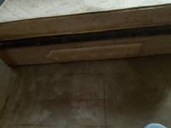 King size bed with mattress