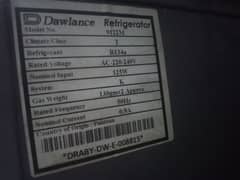 Dawlance refrigerator model 9122M