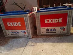 Exide tall tubular batteries for sale