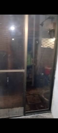glass sliding door