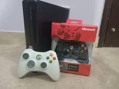 Xbox 360 Slim with Wireless & Wired Controller