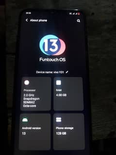 vivo y31 good condition