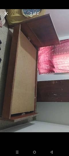 single bed with mattress