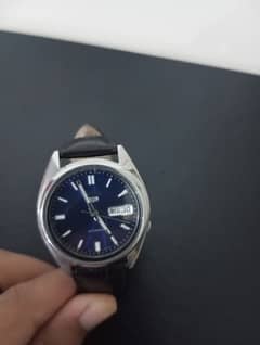Gradient Blue Dial Seiko5 Automatic 7S26-0364R2 with Clear Back Casing