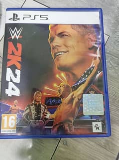 WWE 2k24 ps5 disk