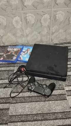 PS4 1tb with games one controller