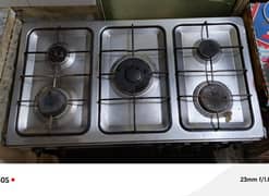 5 burner cooking range