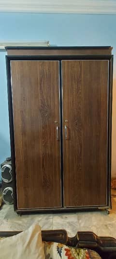6.5 feet lamination movable wardrobe