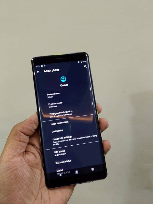 Sony Xperia xz3  EXCHANGE PHONE 6