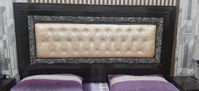 wooden king size bed set