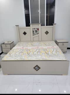 Double bed with Dressing table and 3 door closet