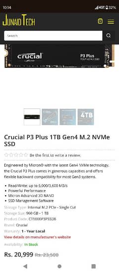 m2 p3 Plus 1tb