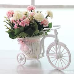 flower basket bicycle tricycle storage basket