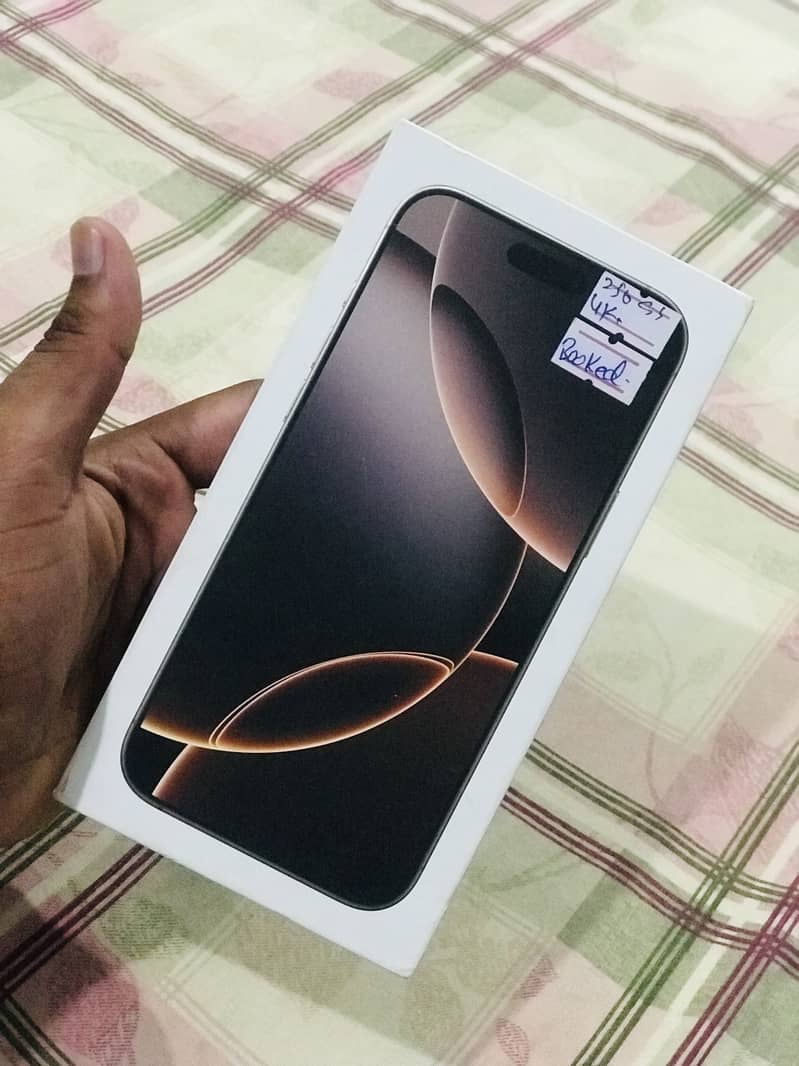 Iphone 16 pro max desert titanium non pta 256gb 1