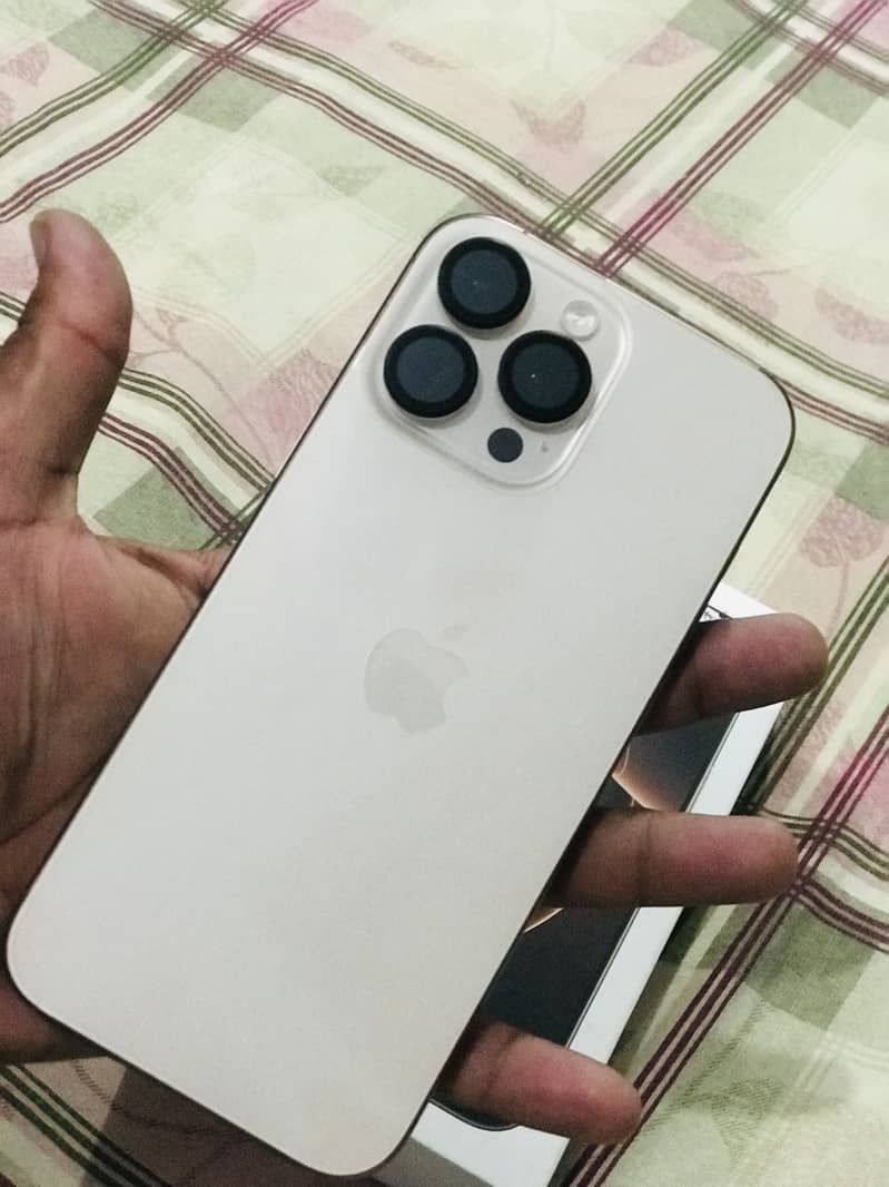 Iphone 16 pro max desert titanium non pta 256gb 3