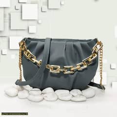women's plain saddle crossbody bag