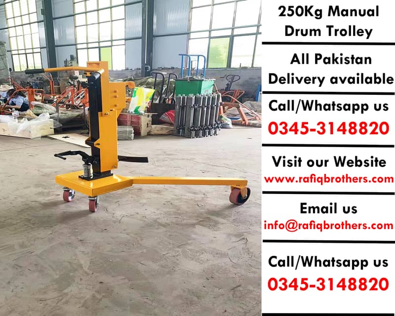 Manual Drum Stackers, Drum Hydraulic Trolleys, Simple Drum Trolleys 14