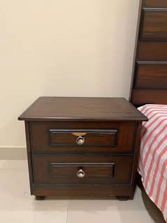Bed Set with Two side tables and Mattress