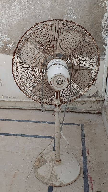 Full size fan not in running condition but motor is ok, need service 1