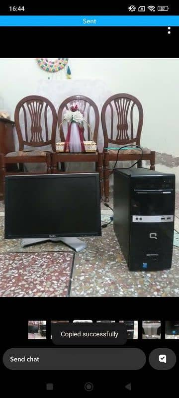 computer screen good condition cpu  rough condition  working condition 0