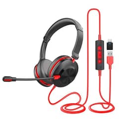 ANC Calling wired headphone.