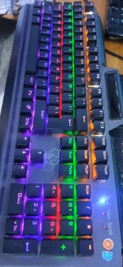 Mechanical keyboard with RGB lights