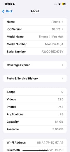 I Phone 11 Pro Max
