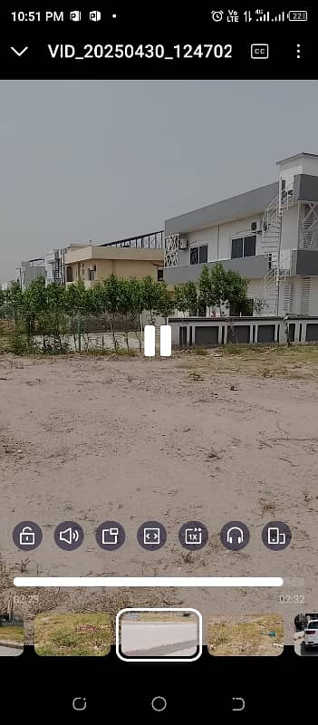 new cutting 25 marla plot A block back open bahria phase 8 5
